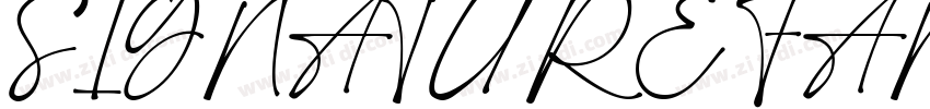 SIGNATURE FANDN字体转换